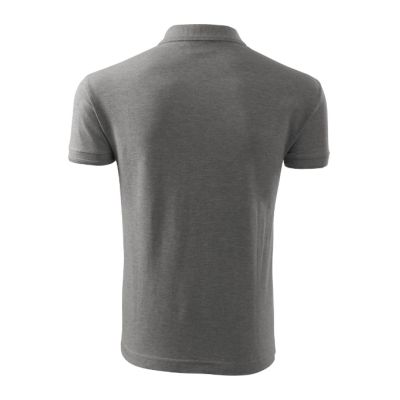 Polokošile pánská Pique Polo 203 tmavě šedý melír obrázek 2704