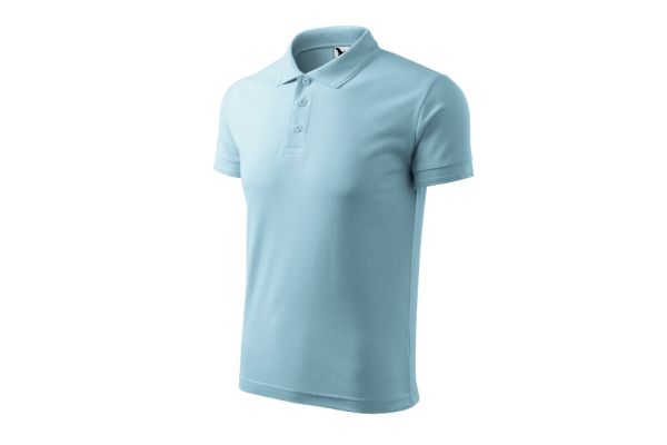 Polokošile pánská Pique Polo 203 nebesky modrá obrázek 1