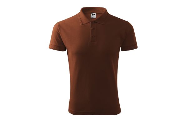 Polokošile pánská Pique Polo 203 čokoládová obrázek 2