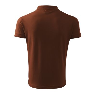 Polokošile pánská Pique Polo 203 čokoládová obrázek 2733