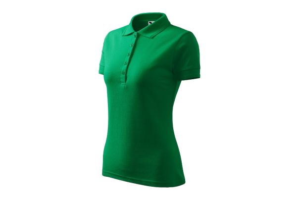 Polokošile dámská Pique Polo 210 středně zelená obrázek 1