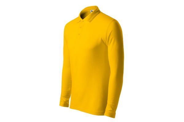Polokošile pánská Pique Polo LS 221 žlutá obrázek 1