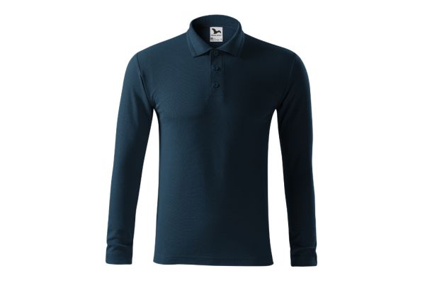 Polokošile pánská Pique Polo LS 221 námořní modrá obrázek 2