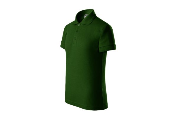Polokošile dětská Pique Polo 222 lahvově zelená obrázek 1