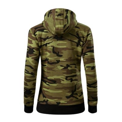 Mikina dámská Camo Zipper C20 camouflage green obrázek 5727