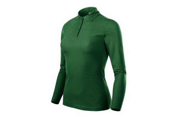 Polokošile dámská Pique Polo LS 231 lahvově zelená obrázek 1