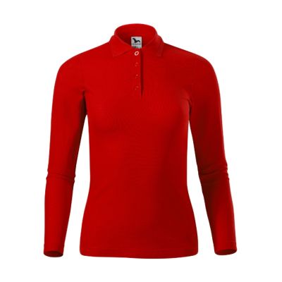 Polokošile dámská Pique Polo LS 231 červená obrázek 7724
