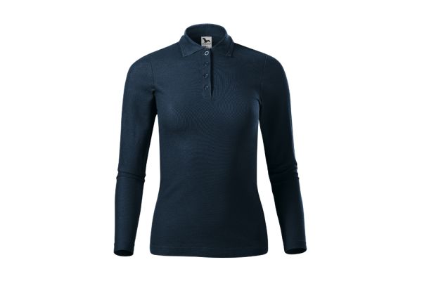Polokošile dámská Pique Polo LS 231 námořní modrá obrázek 2