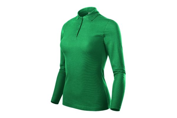 Polokošile dámská Pique Polo LS 231 středně zelená obrázek 1