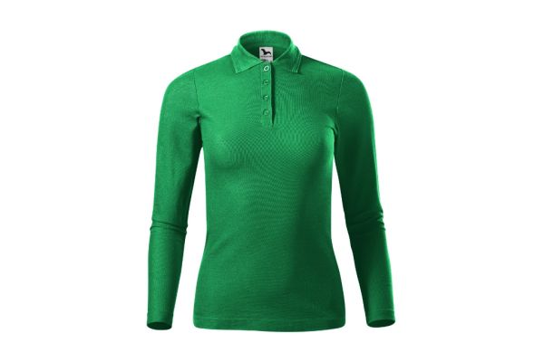 Polokošile dámská Pique Polo LS 231 středně zelená obrázek 2