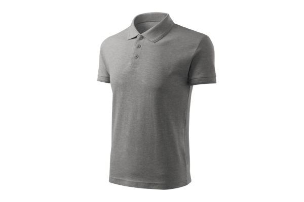 Polokošile pánská Pique Polo Free F03 tmavě šedý melír obrázek 1