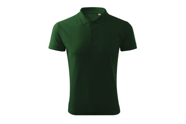 Polokošile pánská Pique Polo Free F03 lahvově zelená obrázek 2