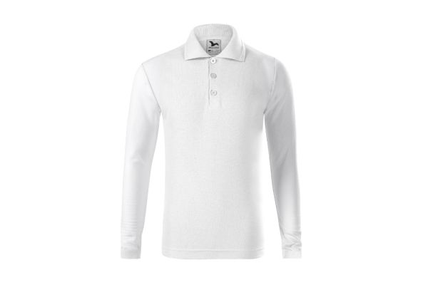 Polokošile dětská Pique Polo LS 241 bílá obrázek 2