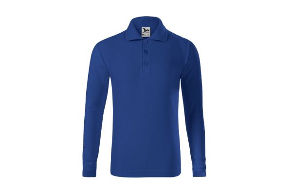 Polokošile dětská Pique Polo LS 241 královská modrá obrázek 2