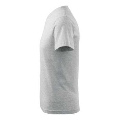 Tričko unisex V-neck 102 světle šedý melír obrázek 96