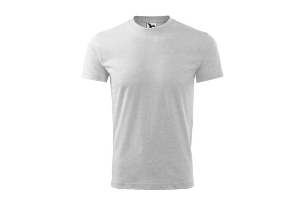 Tričko unisex Heavy 110 světle šedý melír obrázek 2