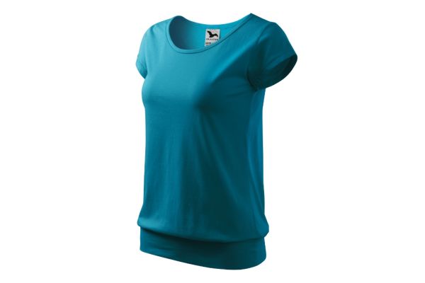 Tričko dámské City 120 tmavý tyrkys obrázek 1