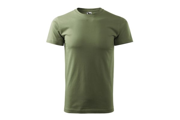Tričko pánské Basic 129 khaki obrázek 2