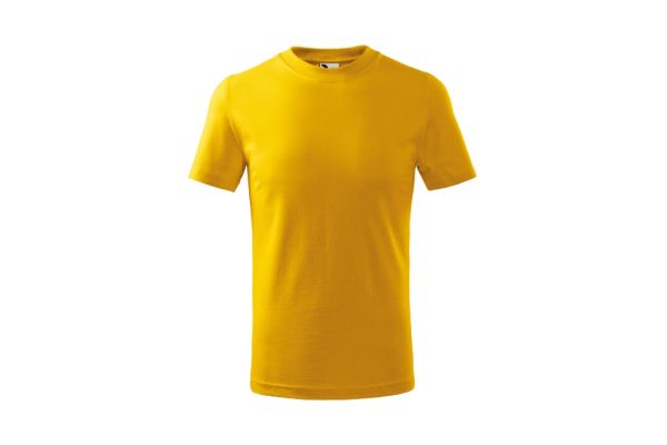 Tričko dětské Basic 138 žlutá obrázek 2